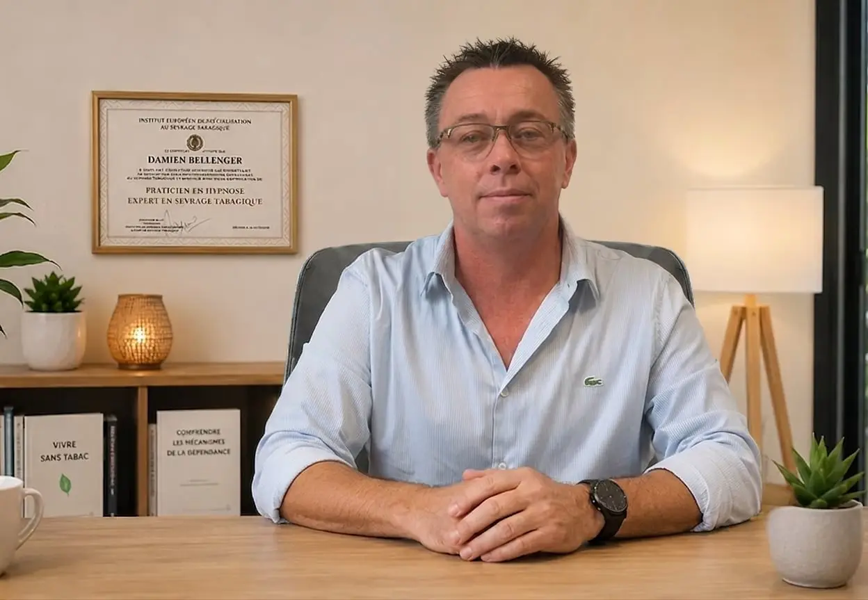 Damien Bellenger dans son cabinet